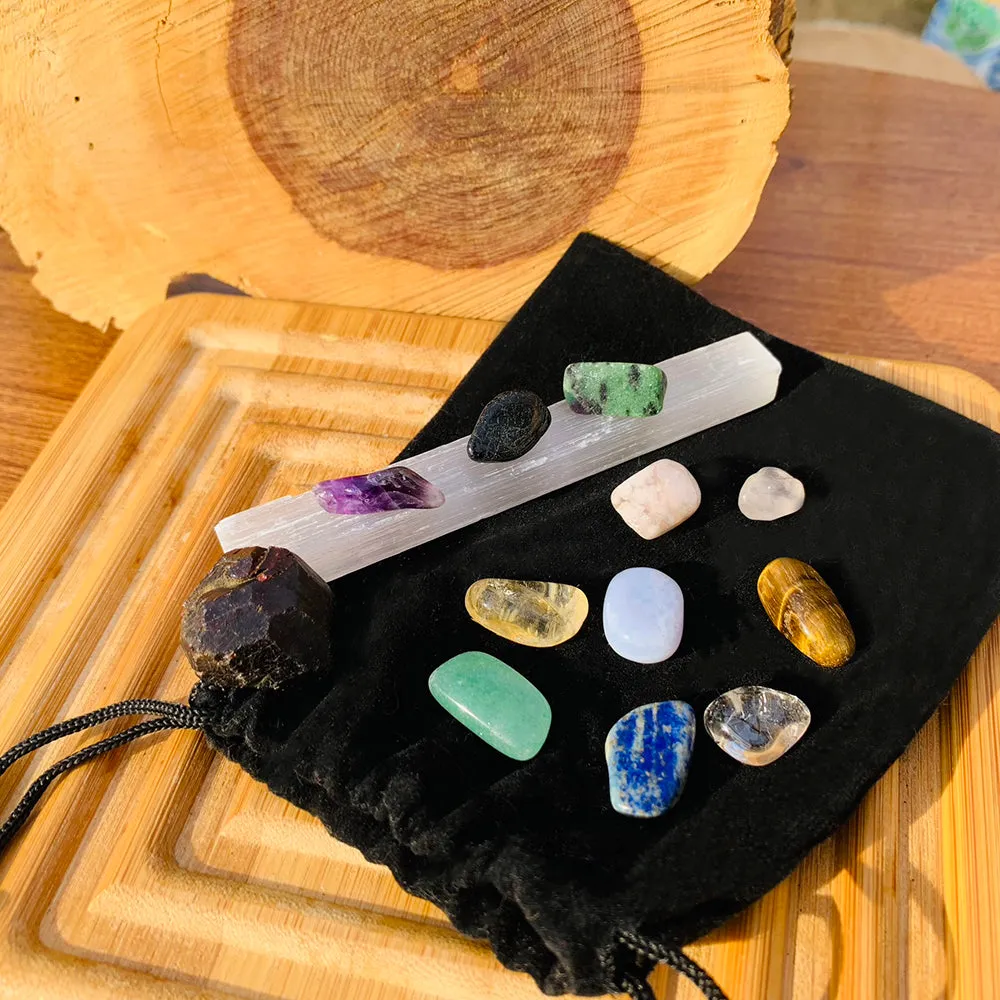 🌙 Sacred Feminine Awakening 13 Oracle Card Deck   Mini Gemstones