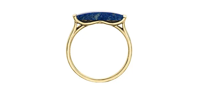10k Gold Lapis Ring