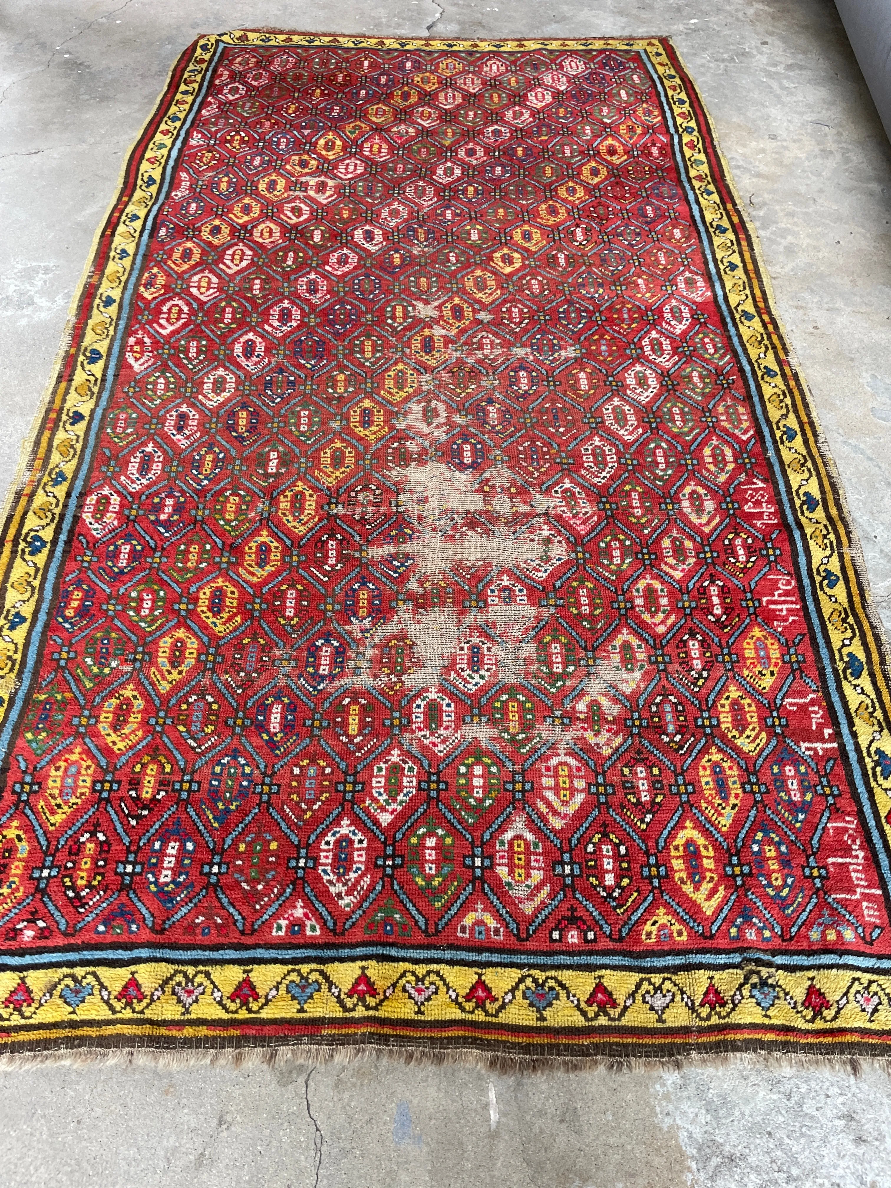 4'3 x 8' Antique Karabagh Rug #2998ML