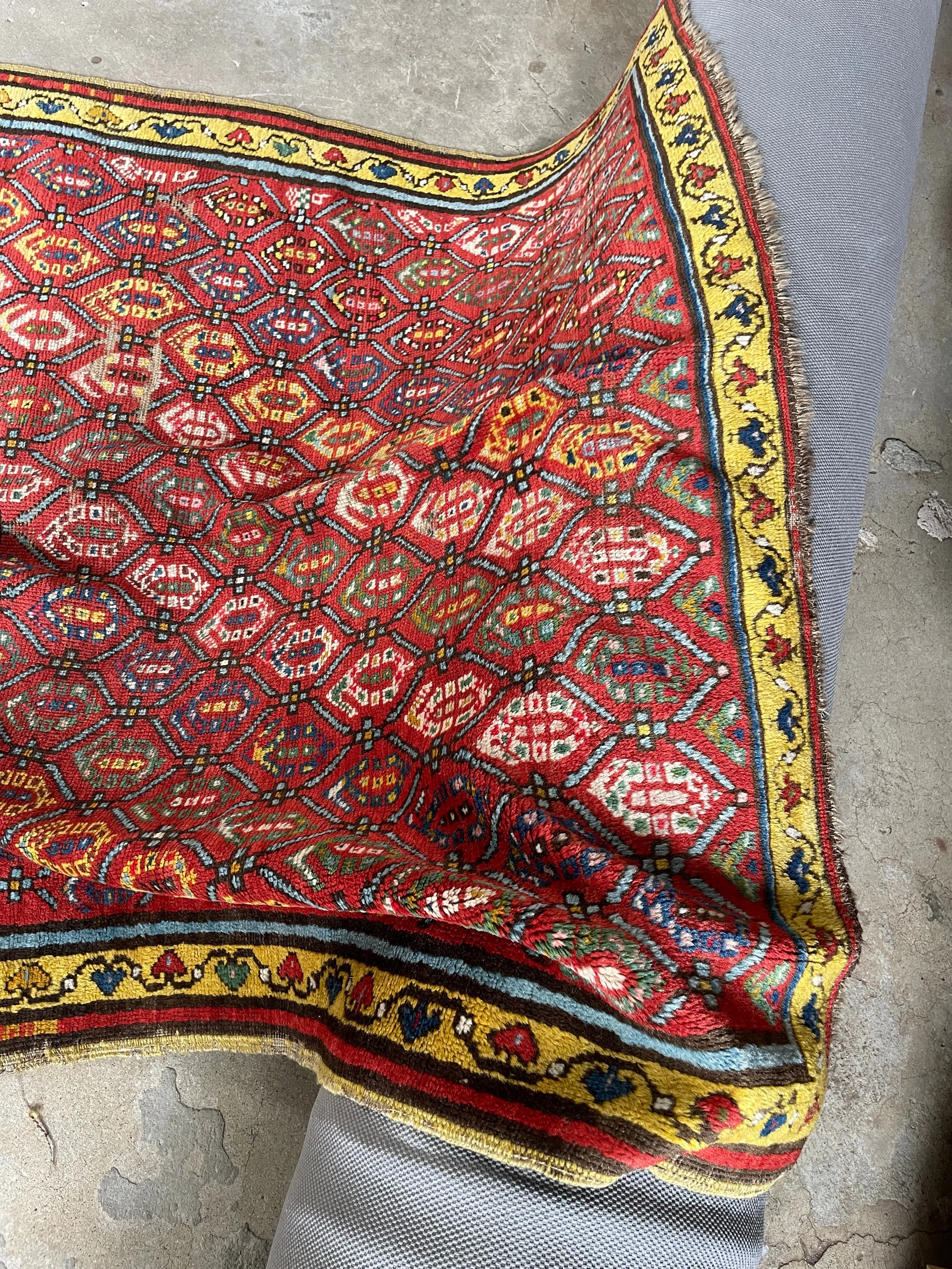 4'3 x 8' Antique Karabagh Rug #2998ML