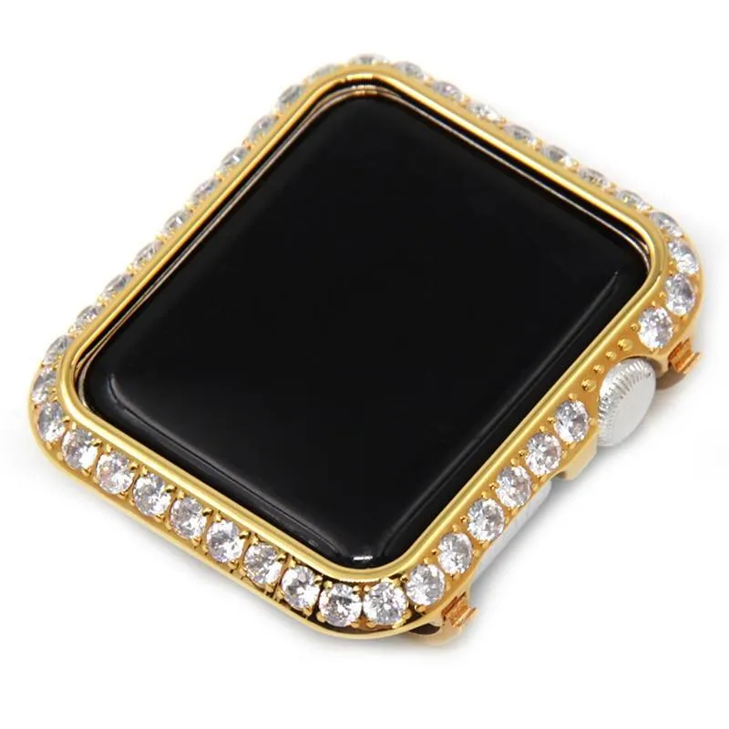 Apple Watch Bezel case Cover, Rhinestone Crystal Big Diamond Jewelry Series 4, 40mm, 44mm