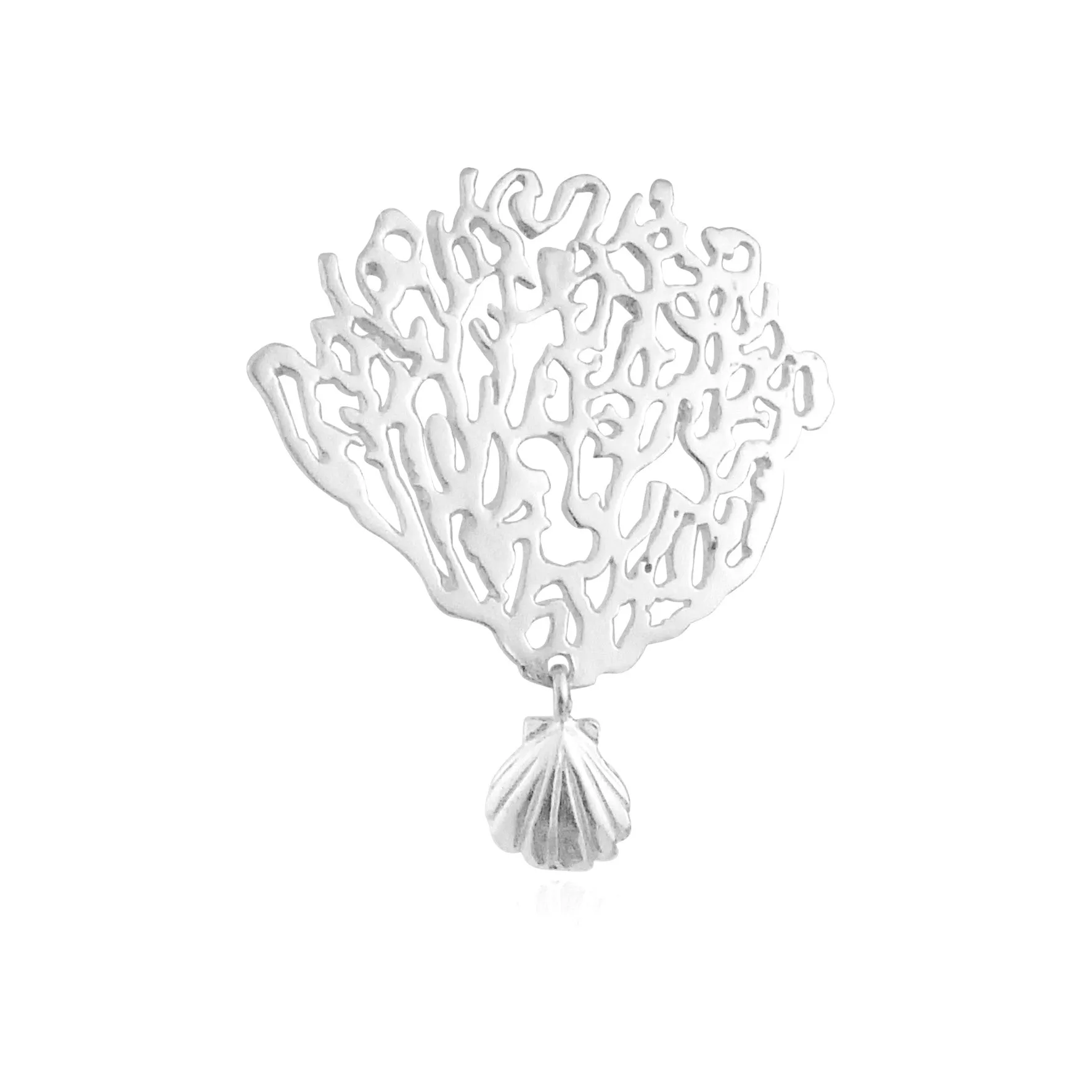 Coral & Shell Earrings