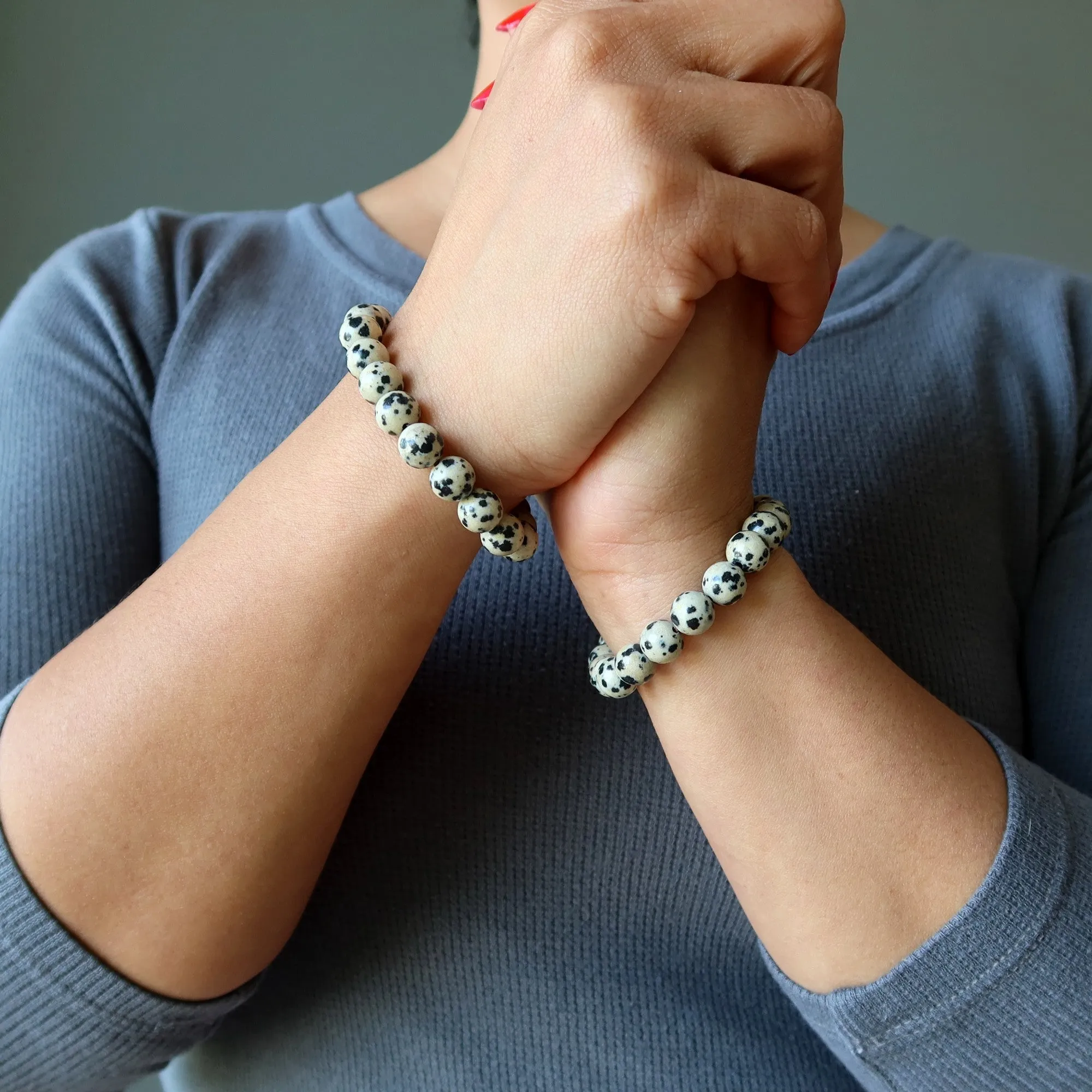 Dalmatian Jasper Bracelet Good Spot