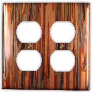 Enchantment Vertical Copper - 2 Duplex Wallplate