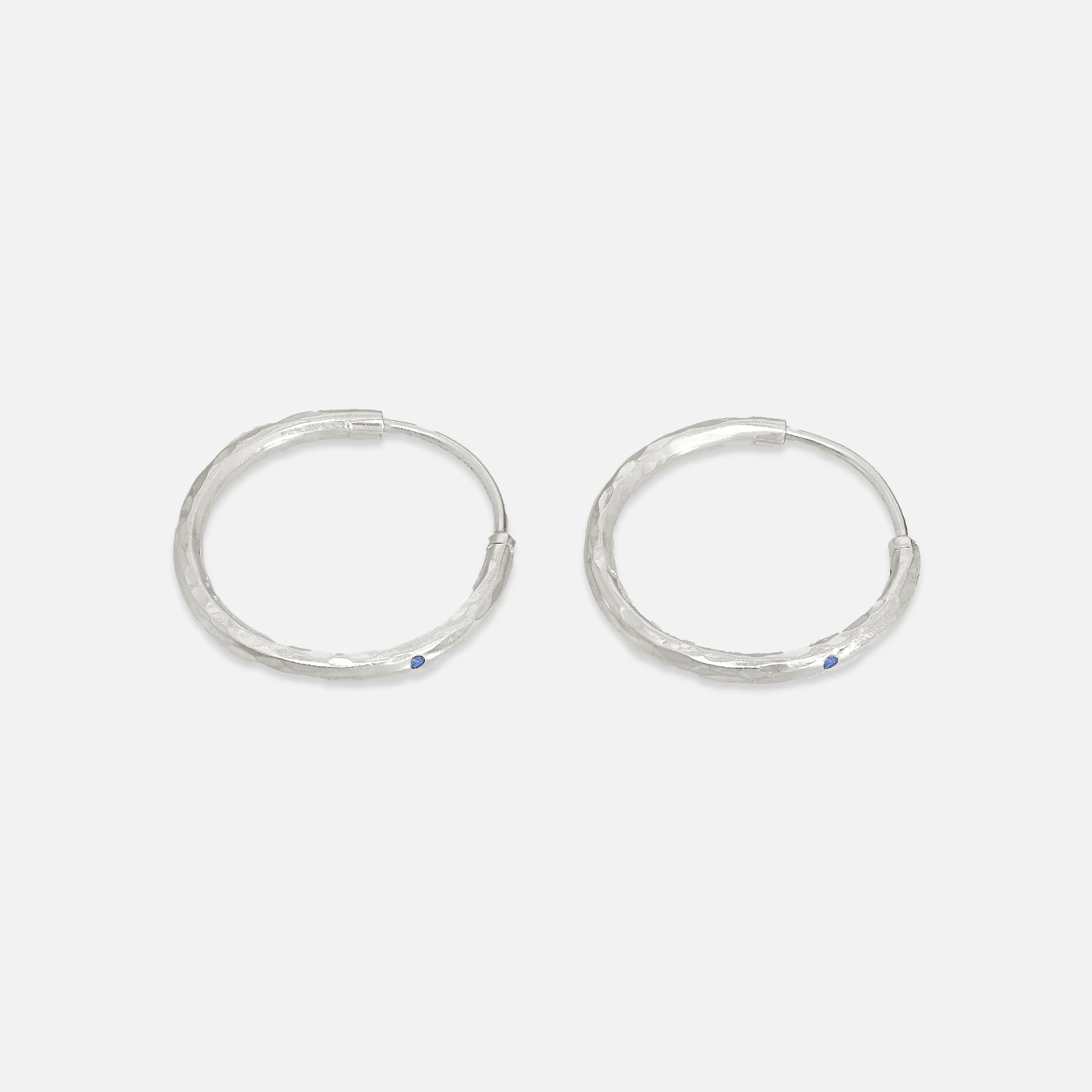 Hoops with Lapis