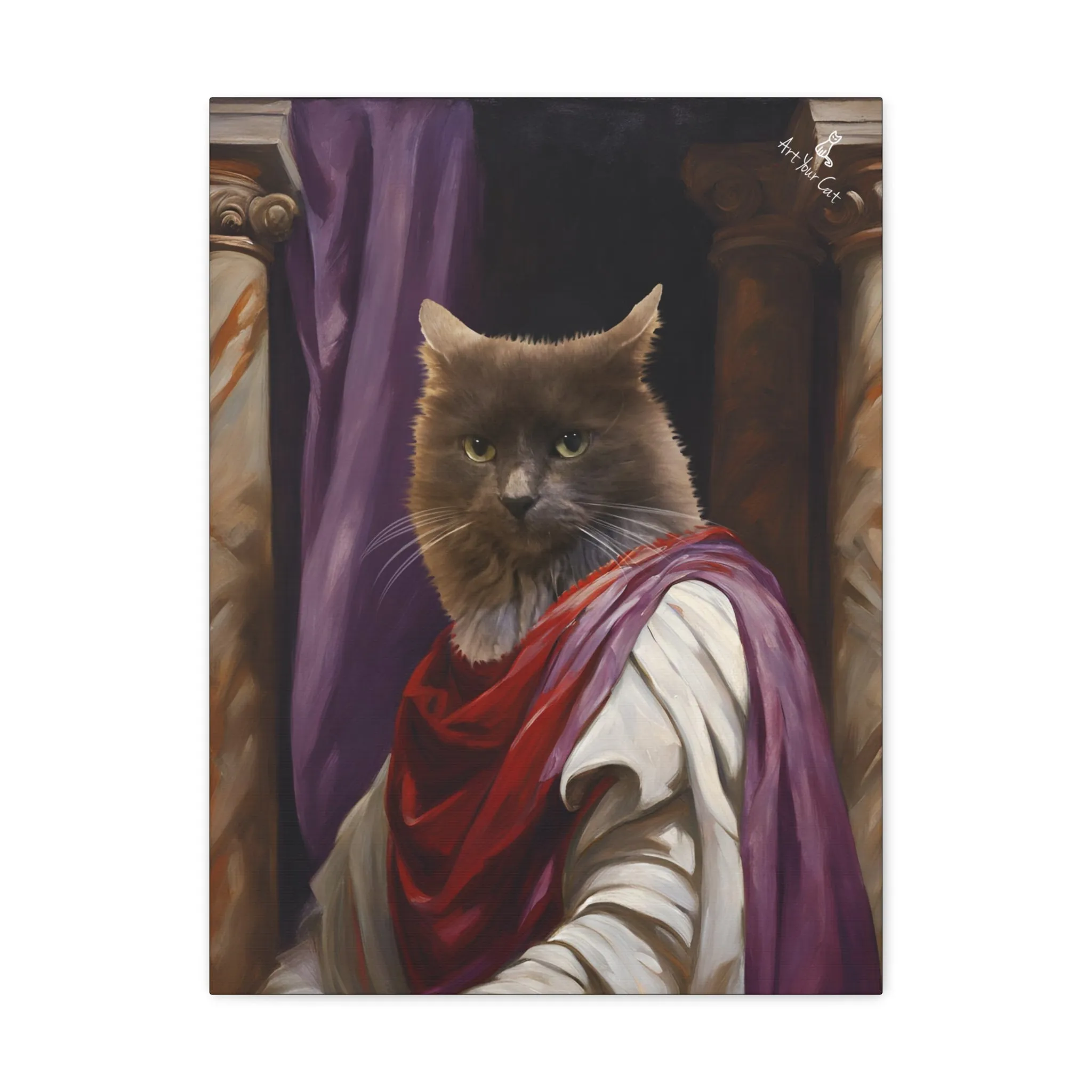 Julius Caesar Cat Portrait