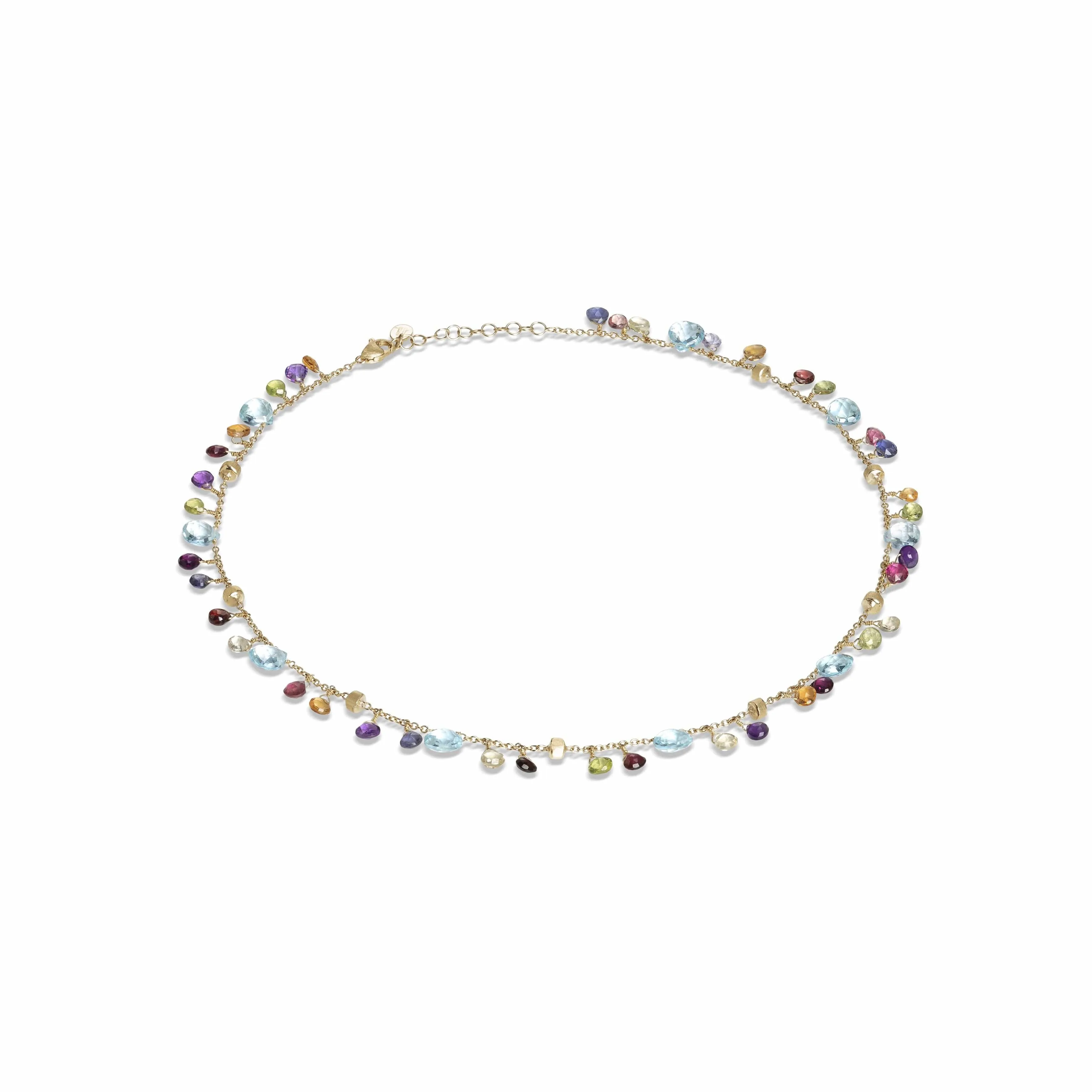 Marco Bicego Paradise 18K Yellow Gold Multi Stone Necklace