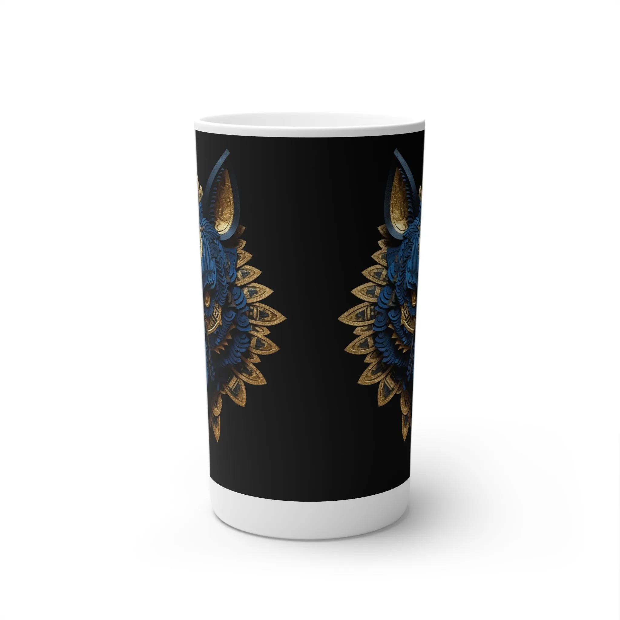 Mayan Wolf (blue and gold)