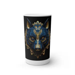 Mayan Wolf (blue and gold)