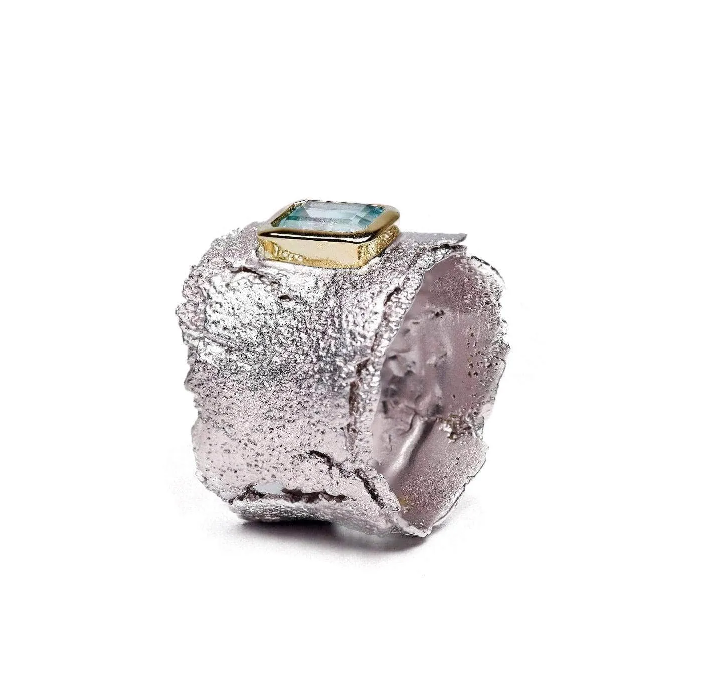 Naqua Blue Topaz Ring