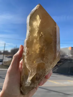 Natural Citrine, Citrine Quartz From Mansa, Zambia