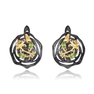 Natural Peridot Earrings