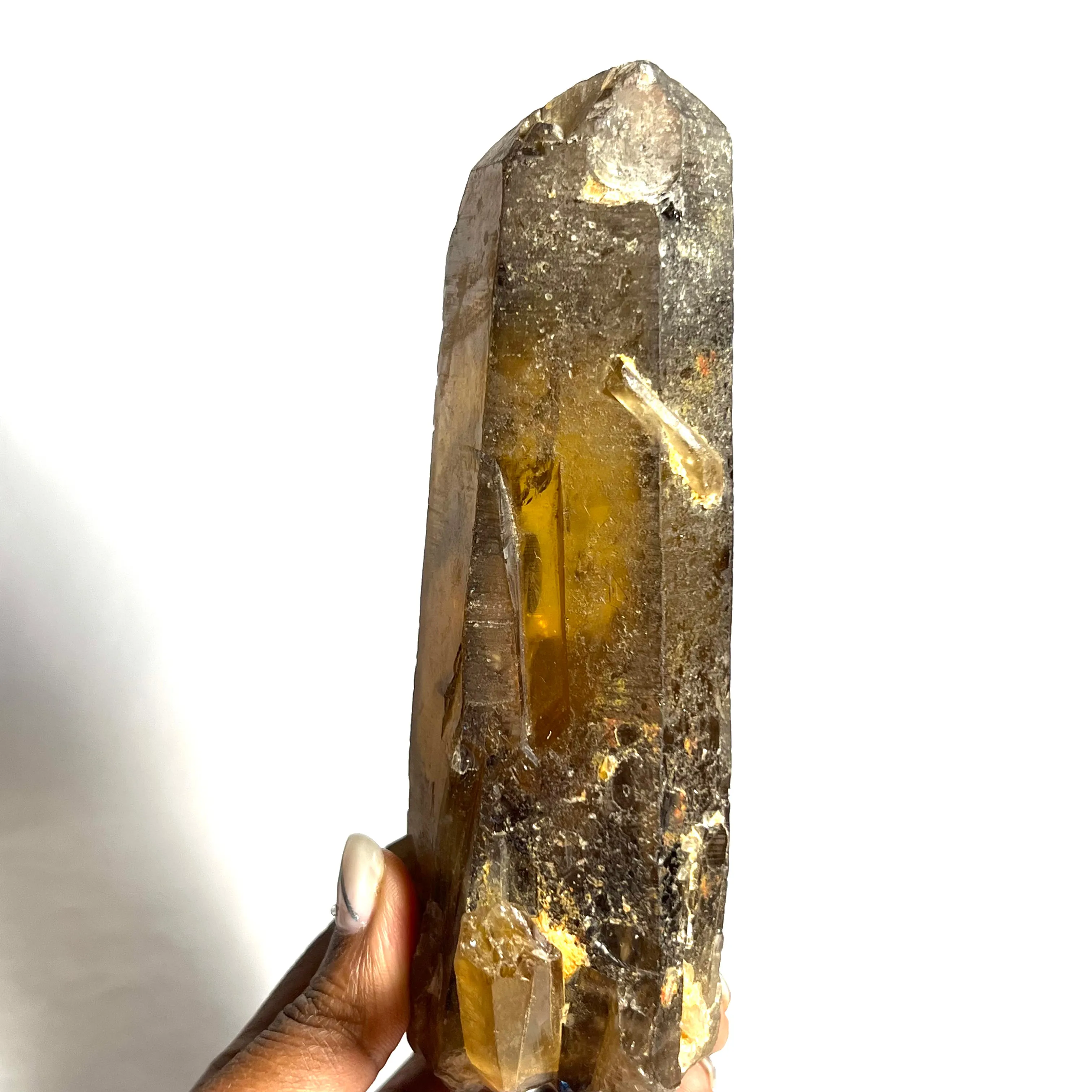 Natural Zambian Citrine Point, Citrine Quartz From Mansa, Zambia, Citrine Points