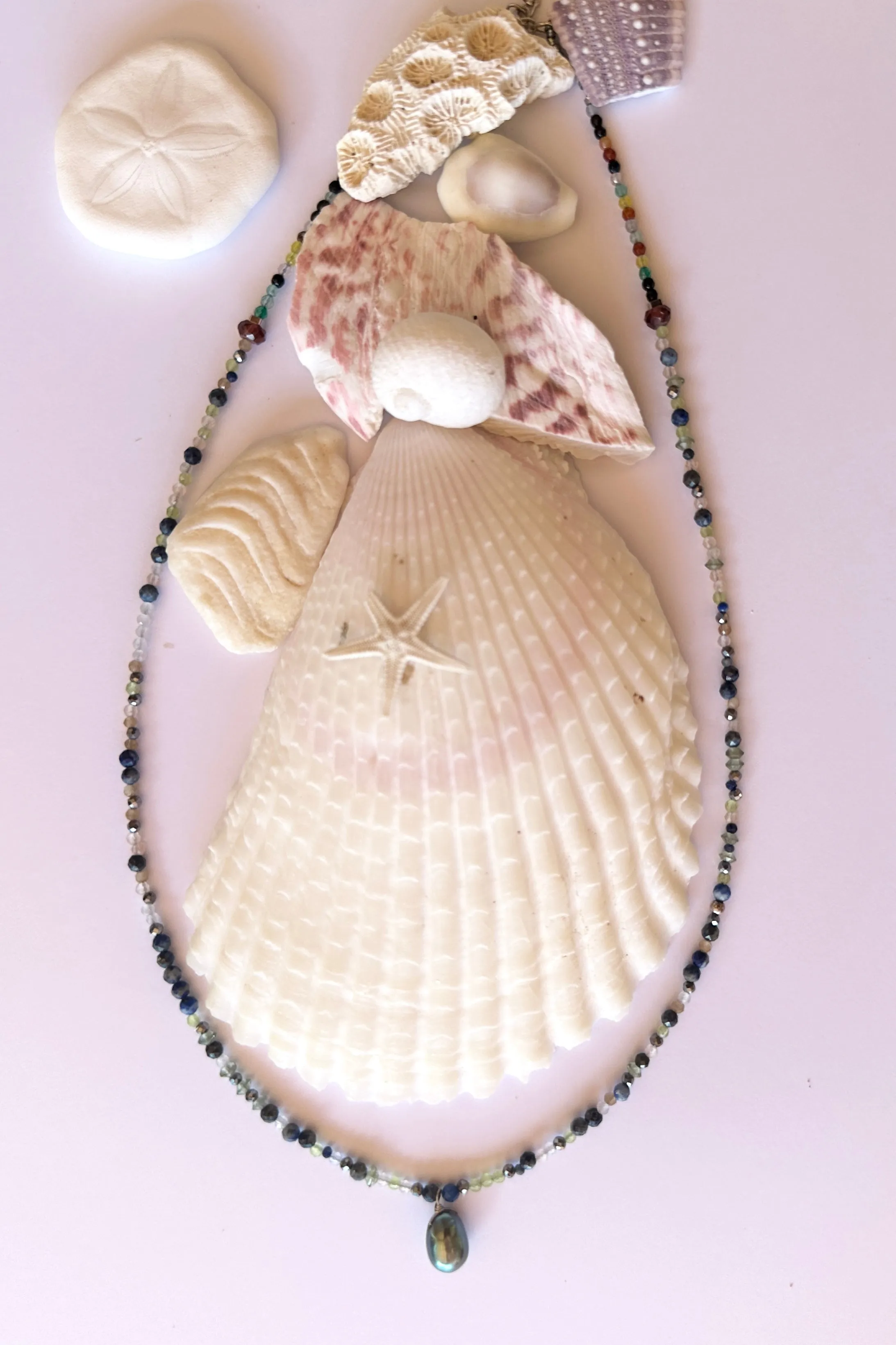 Necklace Sparkle Pearl Noir