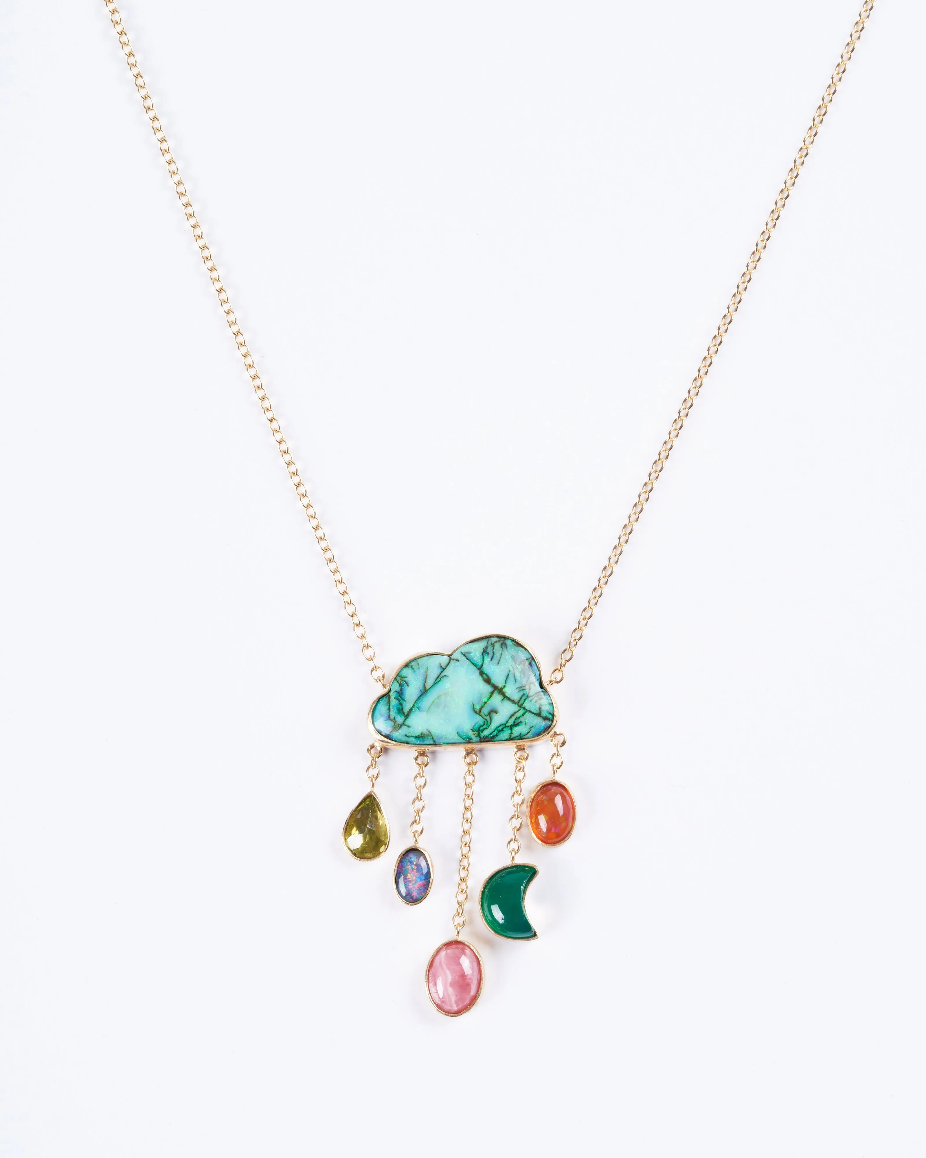 opal cloud necklace