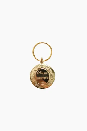 Plus Que Ma Propre Vie Locket Keychain