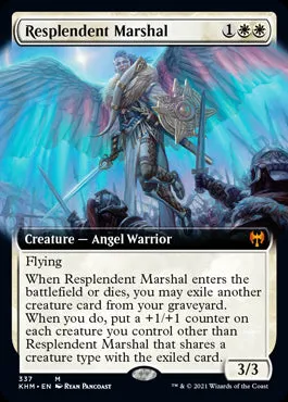 Resplendent Marshal Extended Art #337 MTG Kaldheim Single