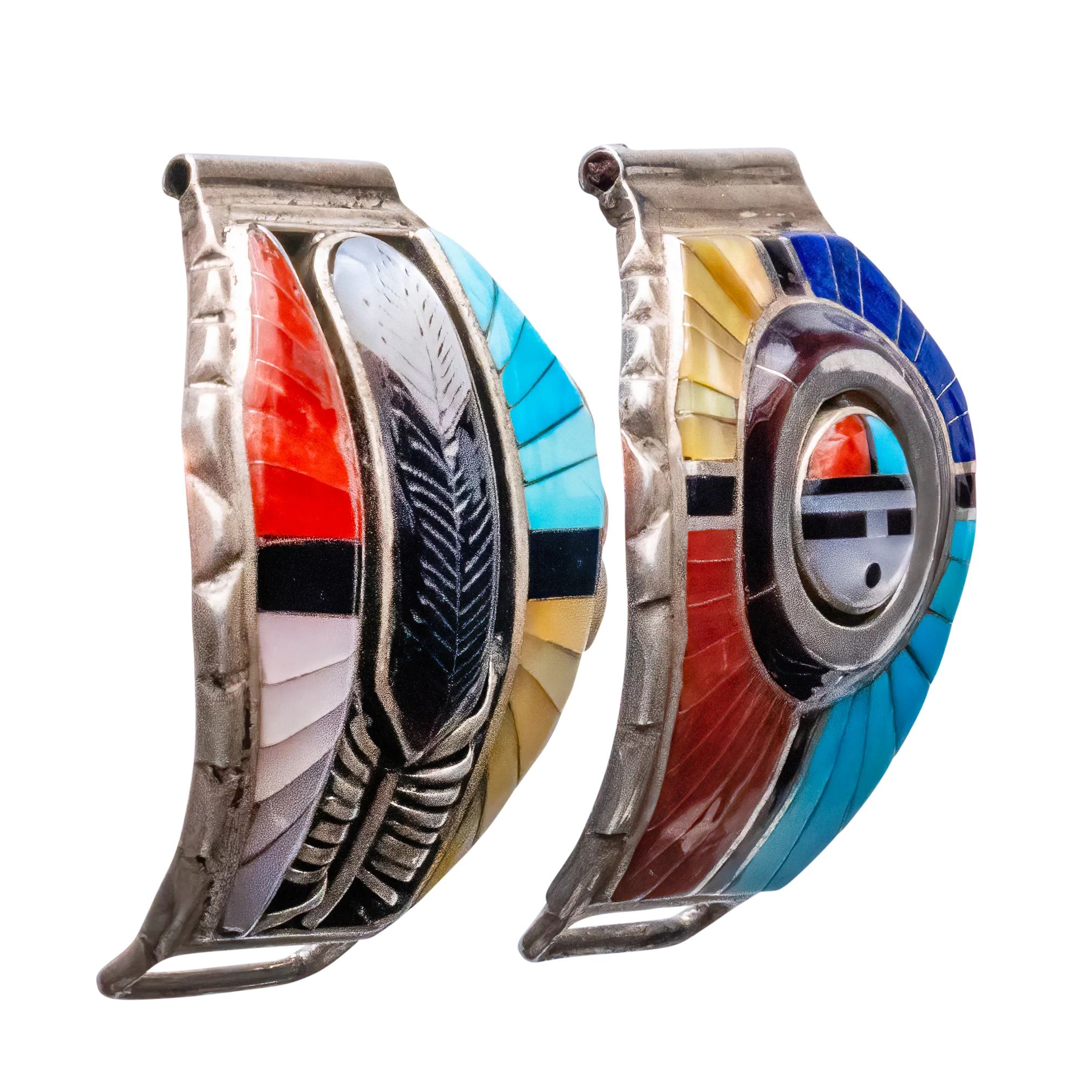 Sleeping Beauty Turquoise, Coral, Jett, Lapis, & Mother of Pearl Watch Band | Don Dewa