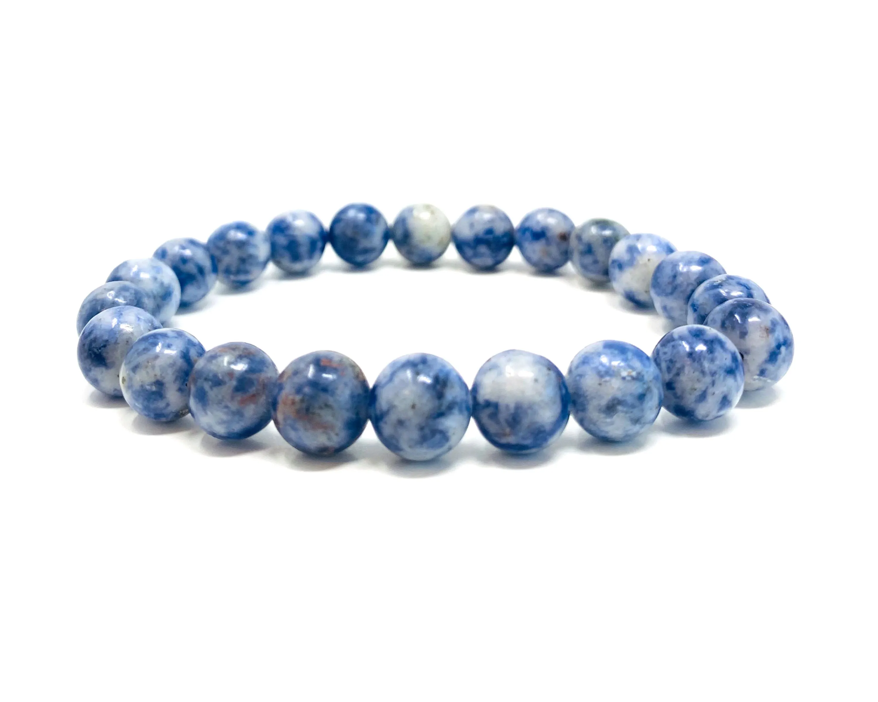 Sodalite Beaded Crystal Bracelet