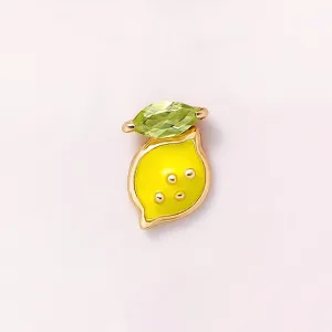 [Solo Earring] 18K/10K Lemon Single Earring (Yellow Gold)