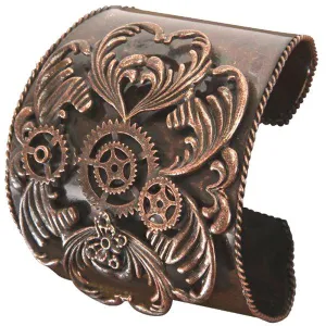 Steampunk Antique Copper Bracelet