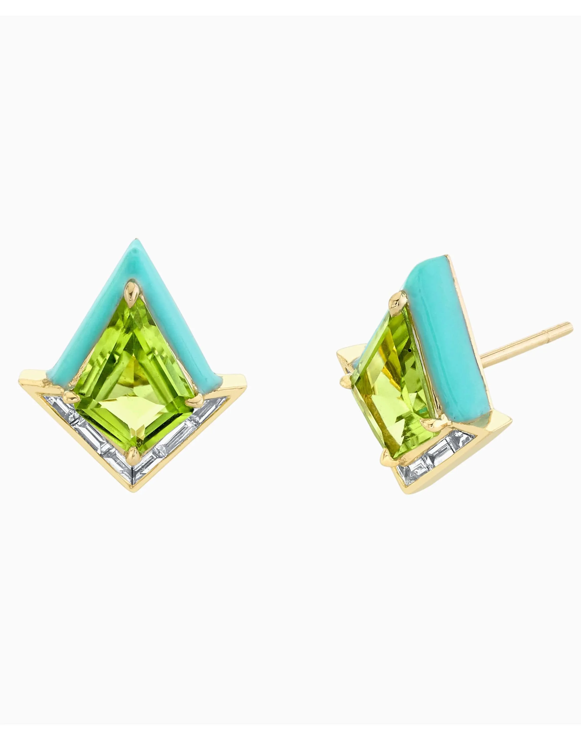Turquoise Drop Twinkle Earrings