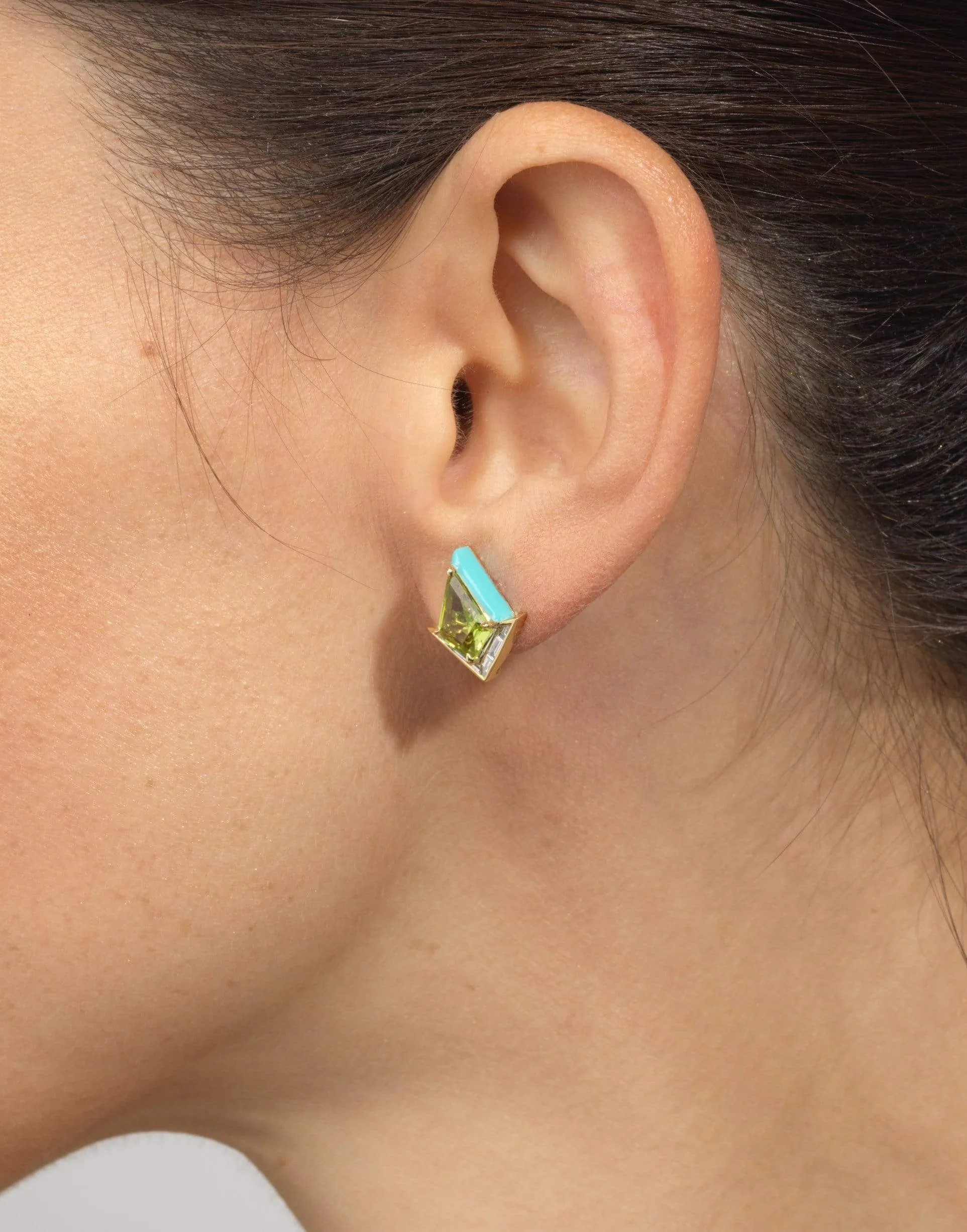 Turquoise Drop Twinkle Earrings