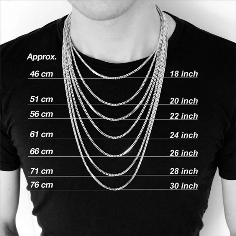 Unisex Handmade Vintage Stainless Steel Solid Metal Diamond Cuban Link Chain