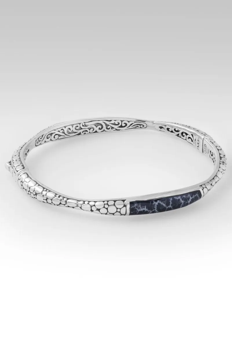 Warm Embrace Bangle™ in Black Indonesian Coral