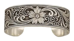 Western Lace Whisper Garden Cuff Bracelet