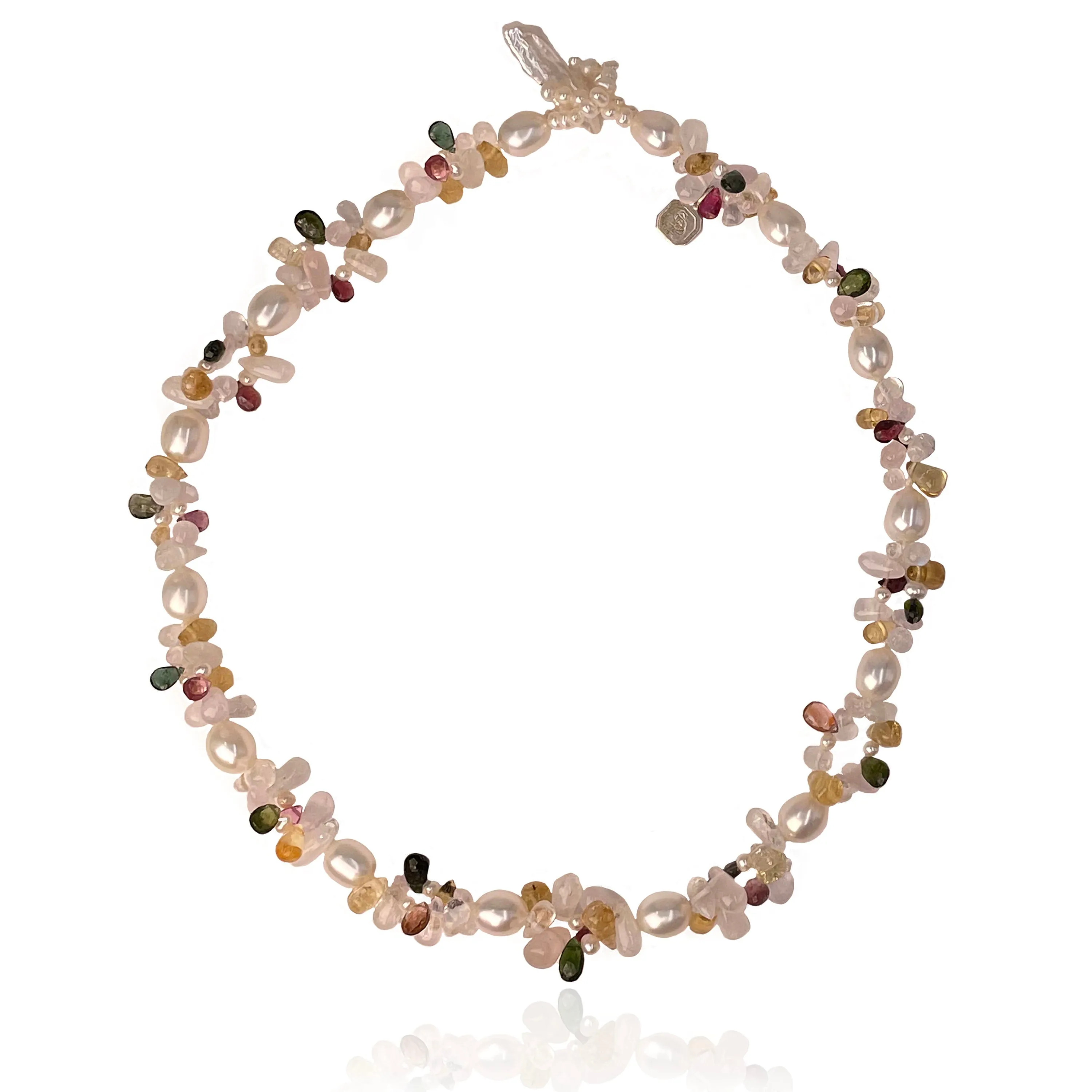 White Freshwater Pearl 'Tutti Frutti' Necklace
