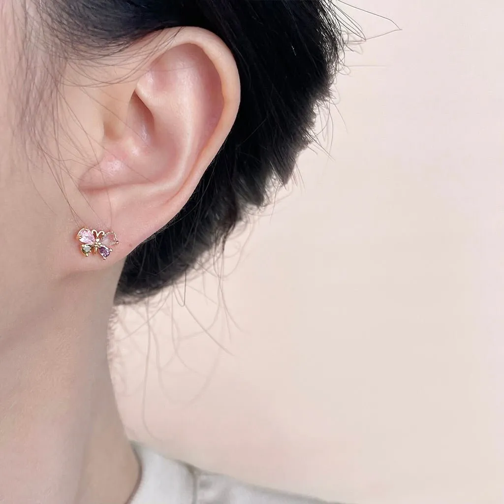 Wings of Wildflower Stud Earrings